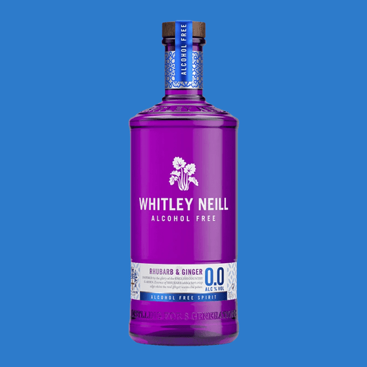 Whitley Neill Alcohol Free Rhubarb & Ginger Spirit (0% ABV) - Wise Bartender - Spirit