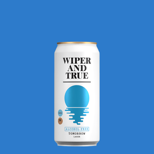 Wiper & True 'Tomorrow' Alcohol Free Lager Beer (0.5% ABV) - Wise Bartender - Beer