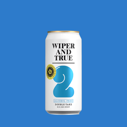 Wiper & True X Five Points Brewing Collab 'Double Take' Alcohol Free Dry Stout Beer (0.5% ABV) - Wise Bartender - Beer