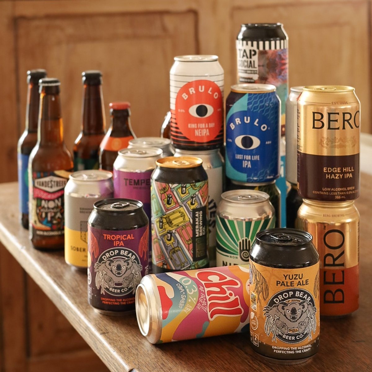 Yippee IPA' 12 or 24 Alcohol Free Pale Ales Wise Pack - Wise Bartender - Mixed Pack