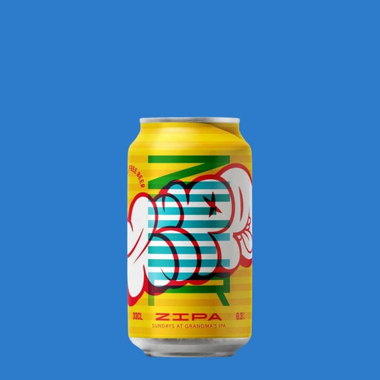 Zeer Brewing ZIPA Sundays at Grandma’s IPA – Alcohol‑Free IPA (0.3% ABV) - Wise Bartender - Beer